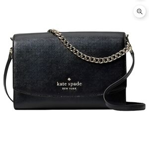 Kate Spade Staci Black Small Flap Crossbody NWT